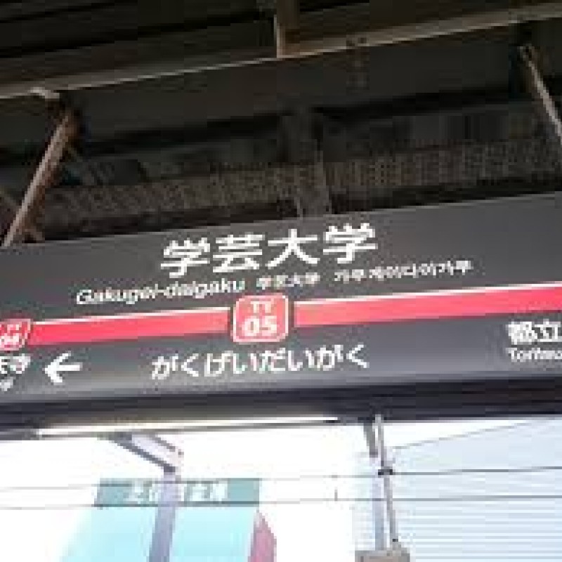 学芸大学駅まで1100ｍ