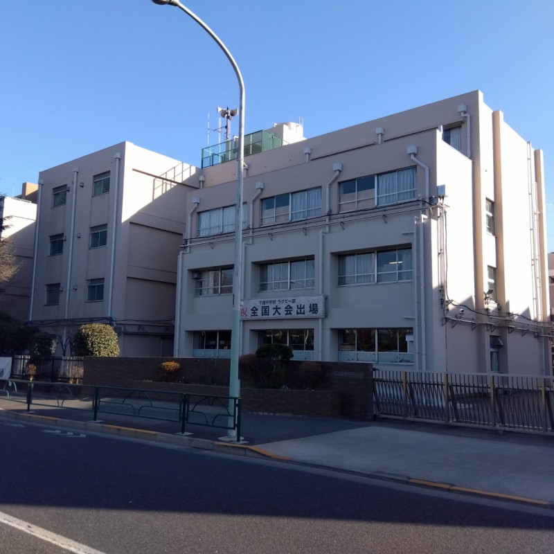 千歳中学校まで1600m