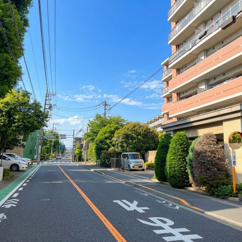 前面道路