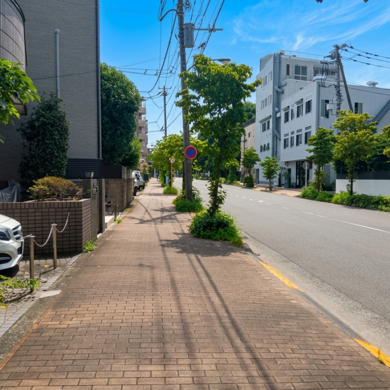 前面道路